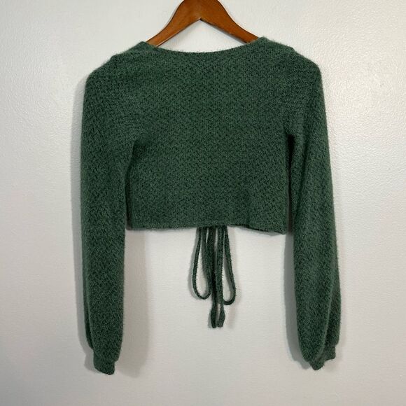 Hollister Wrap Eyelash Crop Sweater - Picture 3 of 7